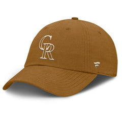 Colorado Rockies Fanatics Act Natural Chopper Adjustable Hat - Brown - Fanatics on Sale