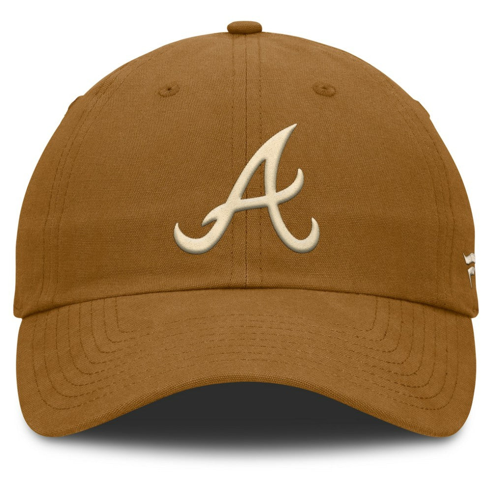 Atlanta Braves Fanatics Act Natural Chopper Adjustable Hat - Brown - Fanatics Lifestyle