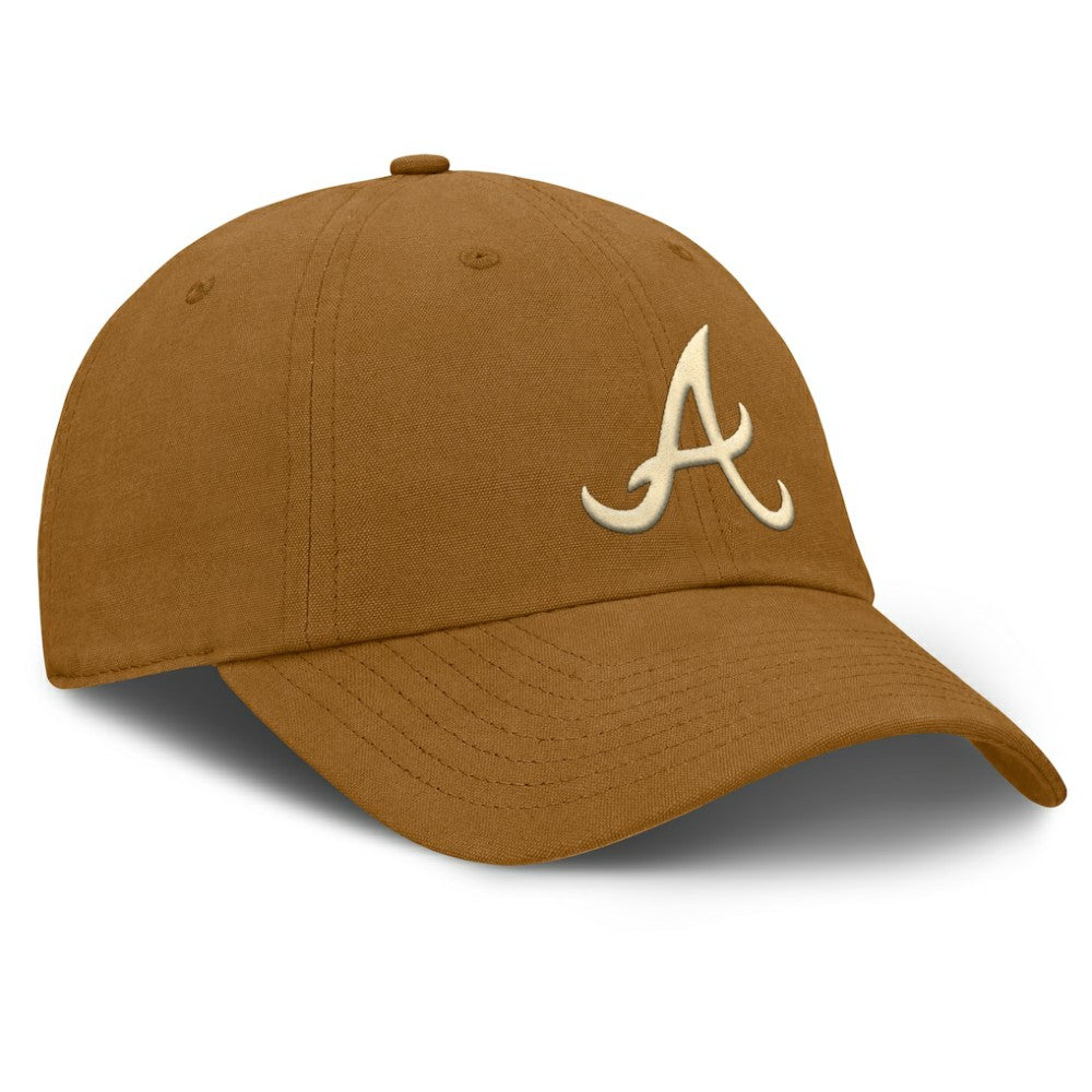 Atlanta Braves Fanatics Act Natural Chopper Adjustable Hat - Brown - Fanatics Lifestyle