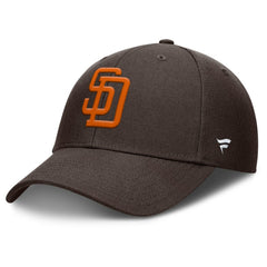 San Diego Padres Fanatics Cooperstown Collection Core Adjustable Hat - Brown - Fanatics Online