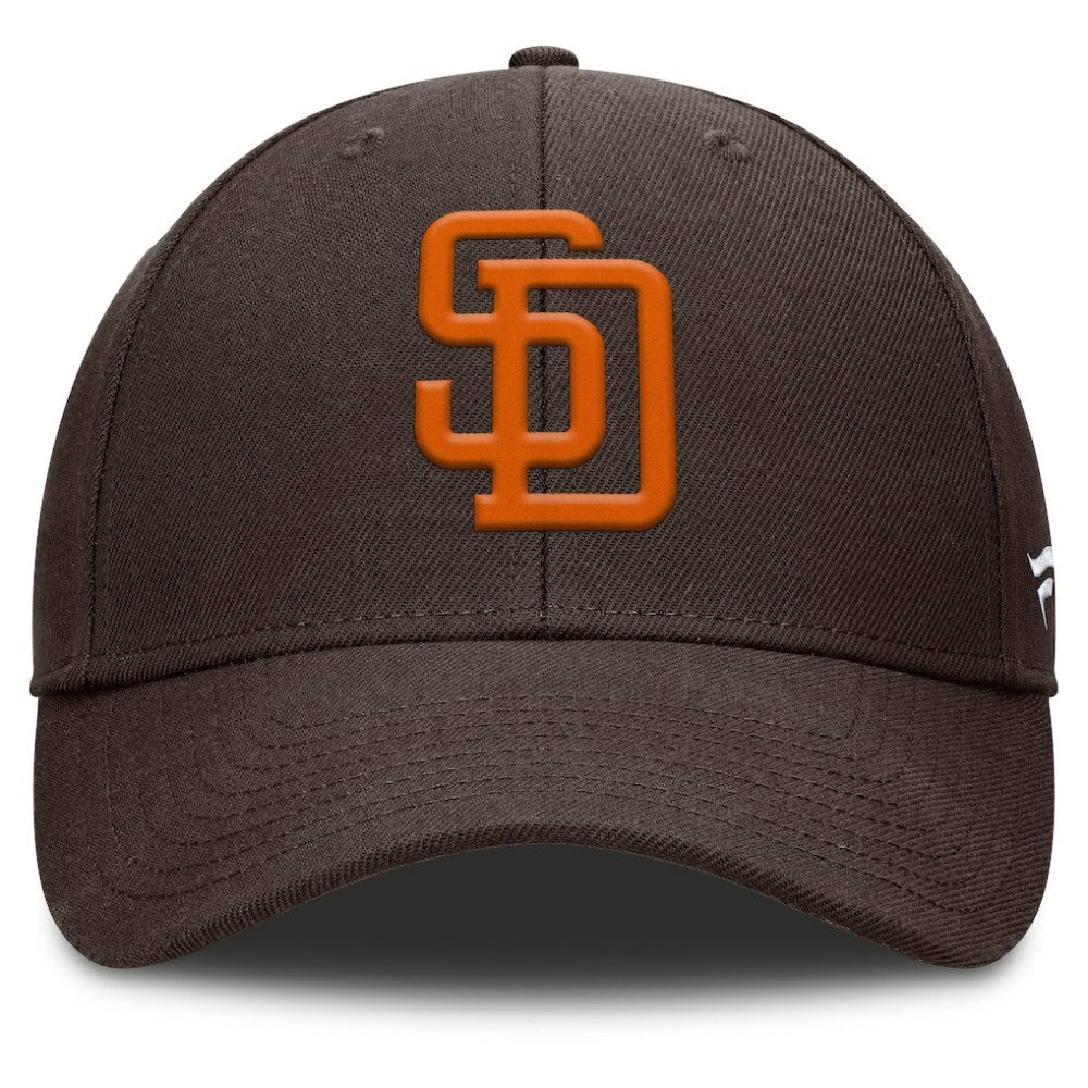 San Diego Padres Fanatics Cooperstown Collection Core Adjustable Hat - Brown - Fanatics Online