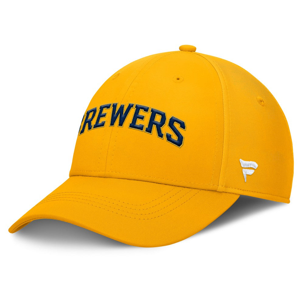 Milwaukee Brewers Fanatics Core Flex Hat - Gold - Fanatics on Sale
