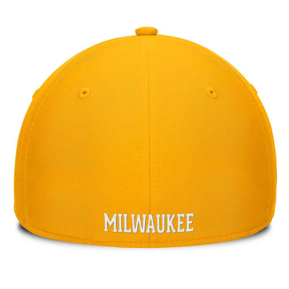 Milwaukee Brewers Fanatics Core Flex Hat - Gold - Fanatics on Sale