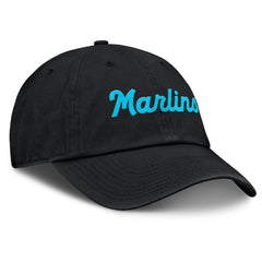 Miami Marlins Nike Club Adjustable Hat - Black - Nike Sale