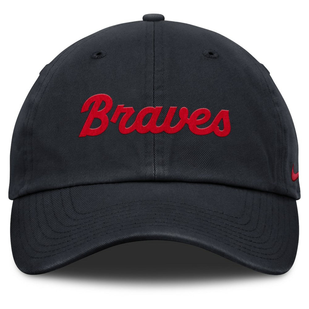 Atlanta Braves Nike Club Adjustable Hat - Navy - Nike Sale