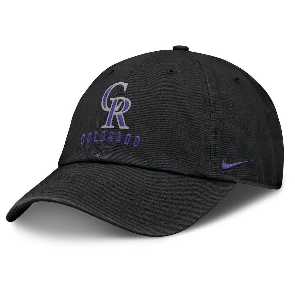 Colorado Rockies Nike Club Adjustable Hat - Black - Nike Online