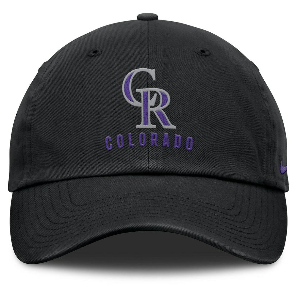 Colorado Rockies Nike Club Adjustable Hat - Black - Nike Online