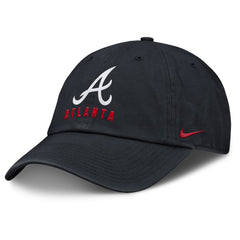 Atlanta Braves Nike Club Adjustable Hat - Navy - Nike Discount