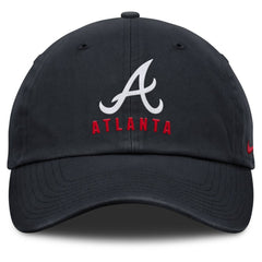 Atlanta Braves Nike Club Adjustable Hat - Navy - Nike Discount