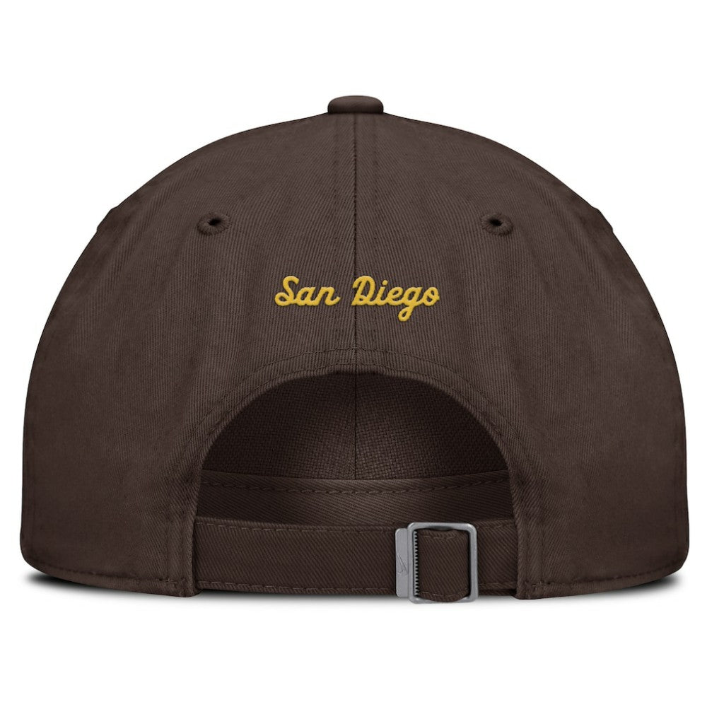 San Diego Padres Nike Club Adjustable Hat - Brown - Nike Discount