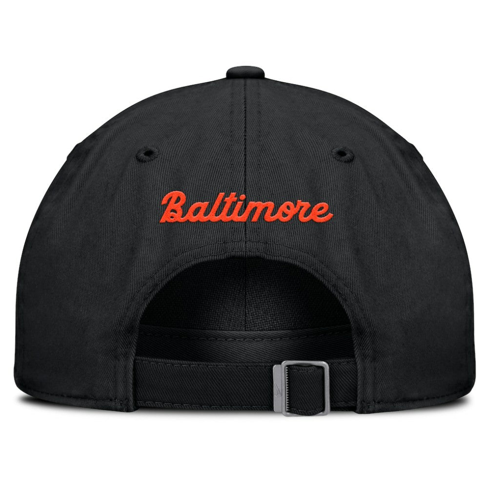 Baltimore Orioles Nike Club Adjustable Hat - Black - Nike Online