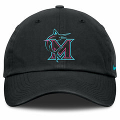 Miami Marlins Nike Unisex 2025 City Connect Club Adjustable Hat - Black - Nike Sale
