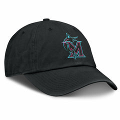 Miami Marlins Nike Unisex 2025 City Connect Club Adjustable Hat - Black - Nike Sale