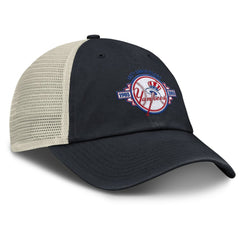 New York Yankees Nike Cooperstown Collection Club Trucker Adjustable Hat - Navy/Natural - Nike Online