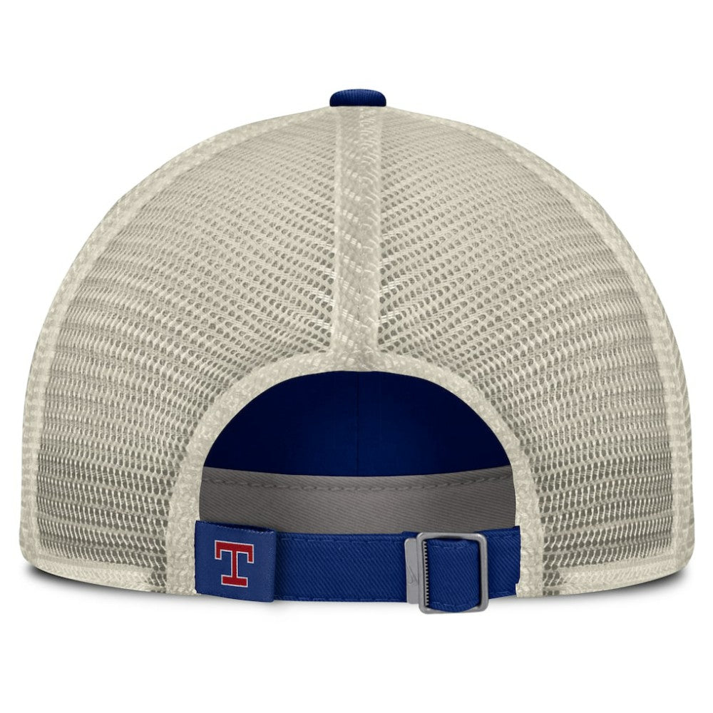 Texas Rangers Nike Cooperstown Collection Club Trucker Adjustable Hat - Royal/Natural - Nike on Sale