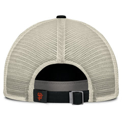 San Francisco Giants Nike Cooperstown Collection Club Trucker Adjustable Hat - Black/Natural - Nike on Sale
