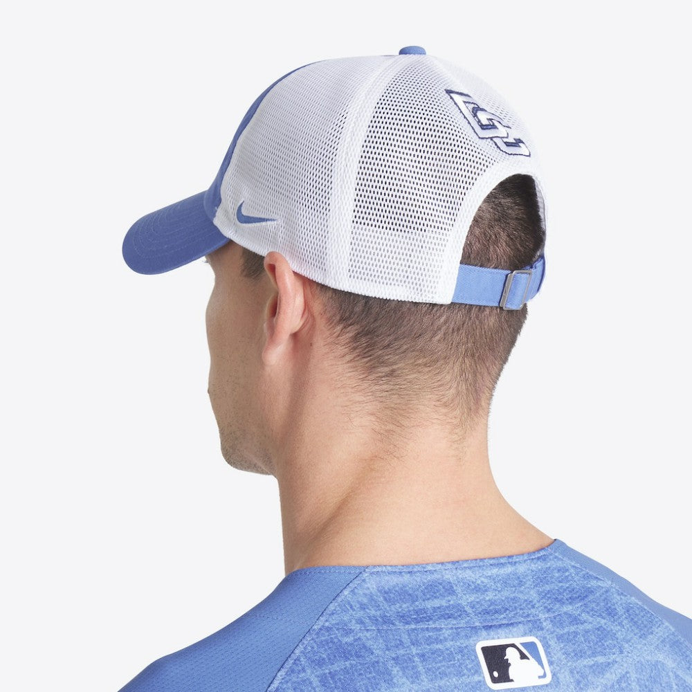 Washington Nationals Nike Unisex 2025 City Connect Club Trucker Adjustable Hat - Blue/White - Nike Online