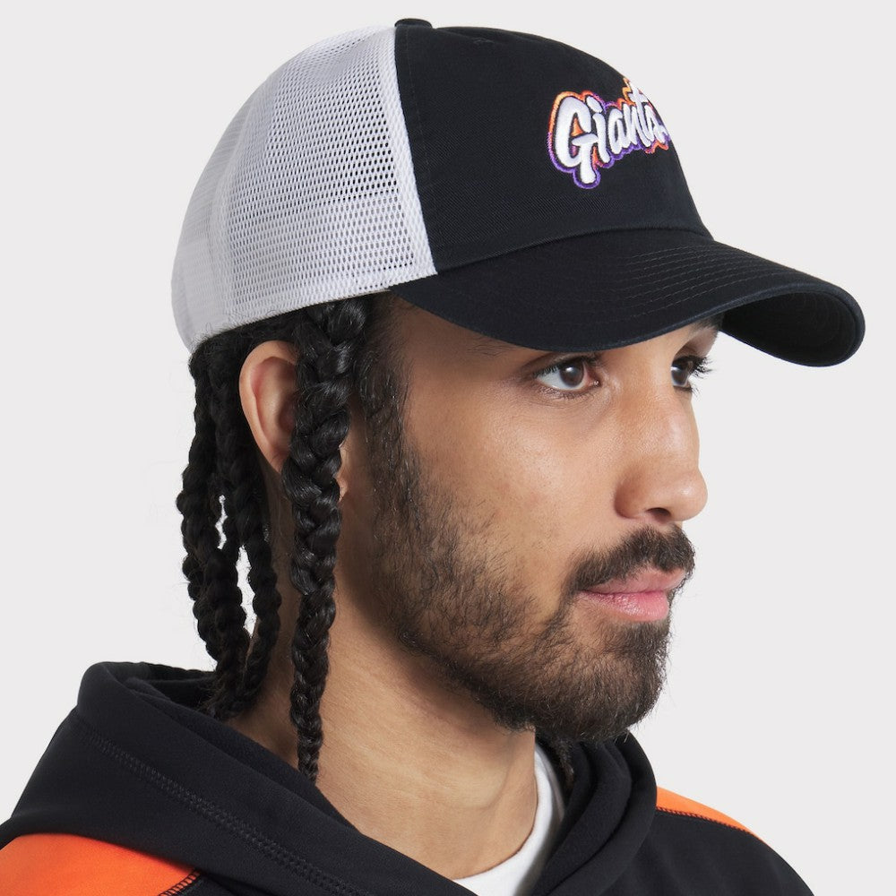 San Francisco Giants Nike Unisex 2025 City Connect Club Adjustable Trucker Hat -  Black/White - Nike Discount