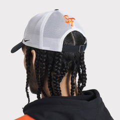San Francisco Giants Nike Unisex 2025 City Connect Club Adjustable Trucker Hat -  Black/White - Nike Discount