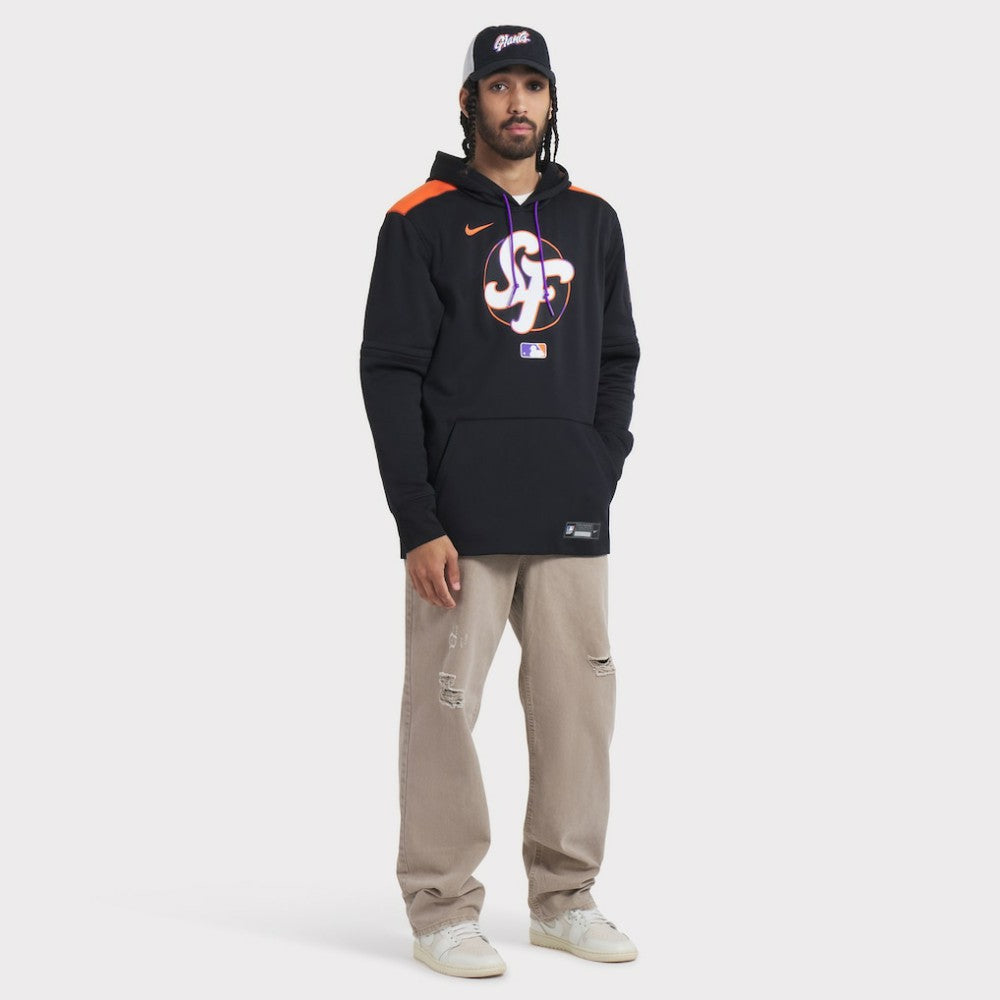 San Francisco Giants Nike Unisex 2025 City Connect Club Adjustable Trucker Hat -  Black/White - Nike Discount