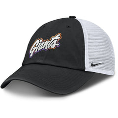 San Francisco Giants Nike Unisex 2025 City Connect Club Adjustable Trucker Hat -  Black/White - Nike Discount