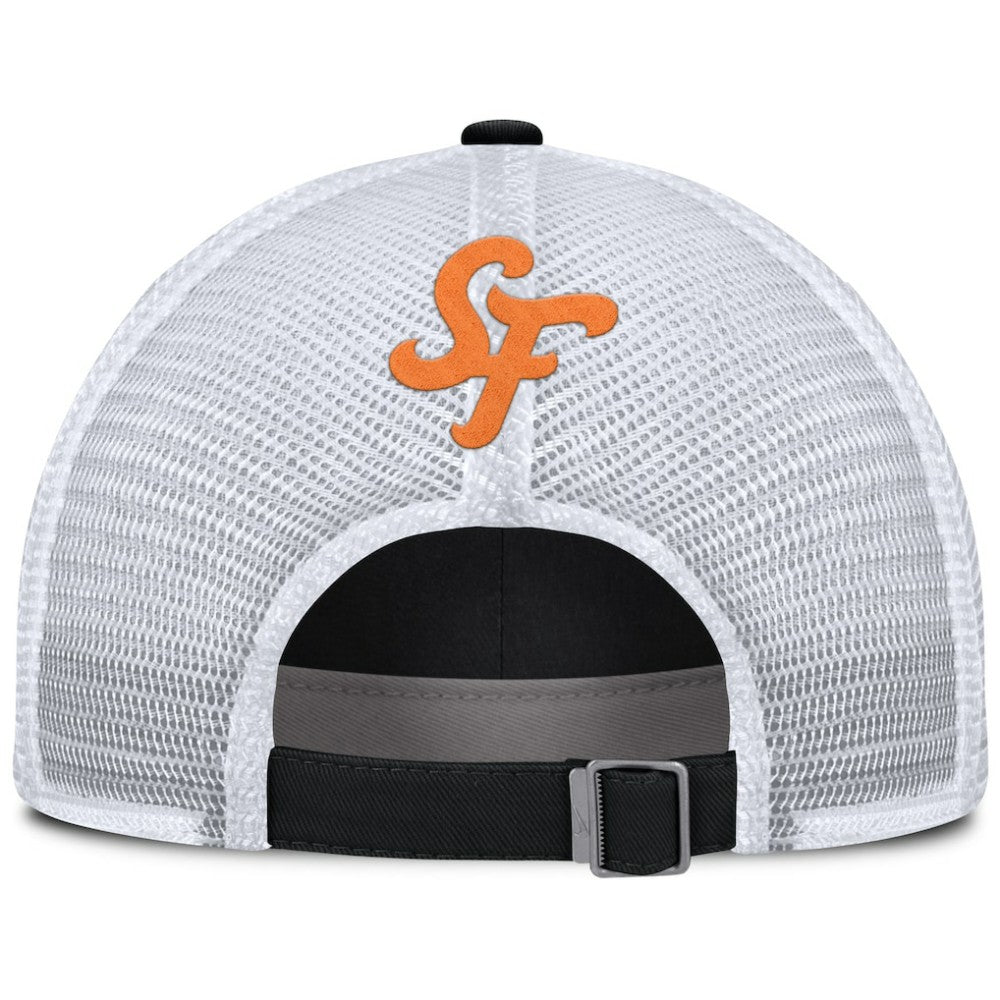 San Francisco Giants Nike Unisex 2025 City Connect Club Adjustable Trucker Hat -  Black/White - Nike Discount