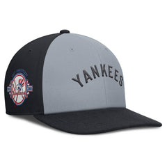 New York Yankees Nike Pro Performance Snapback Hat - Gray/Navy - Nike Sale