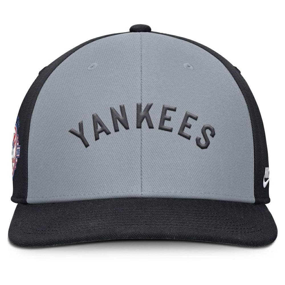 New York Yankees Nike Pro Performance Snapback Hat - Gray/Navy - Nike Sale