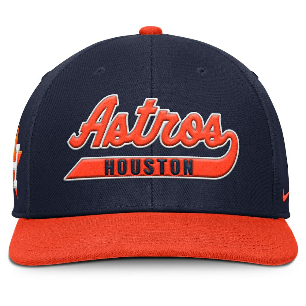 Houston Astros Nike Pro Performance Snapback Hat - Navy/Orange - Nike Discount