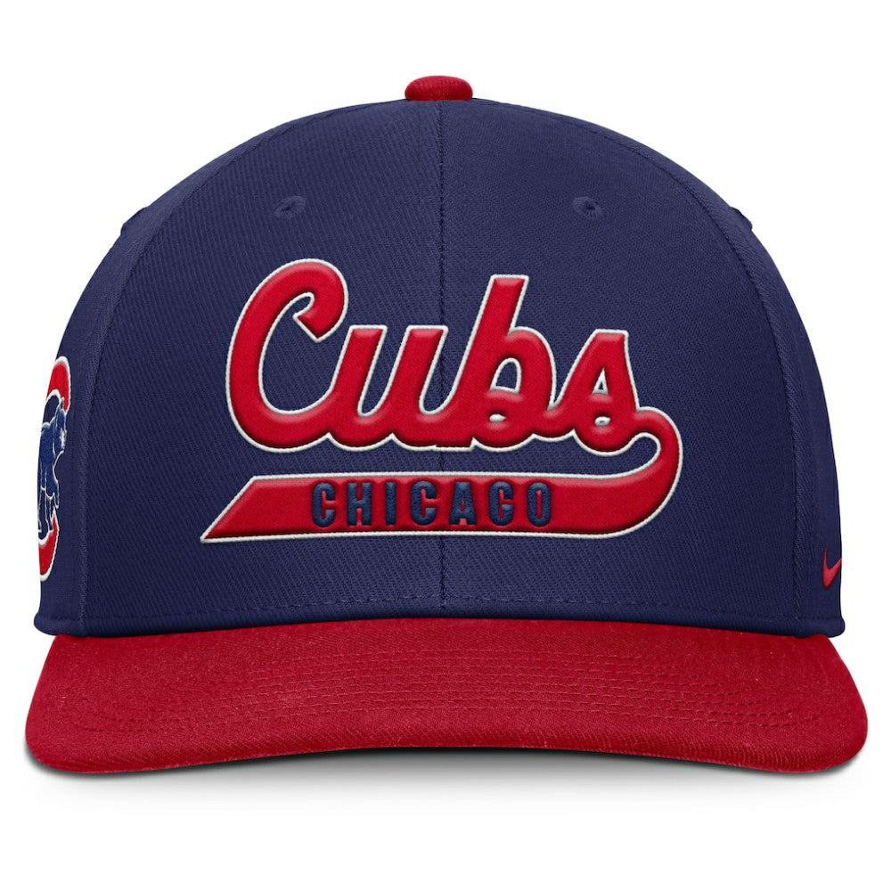 Chicago Cubs Nike Pro Performance Snapback Hat - Royal/Red - Nike Sale
