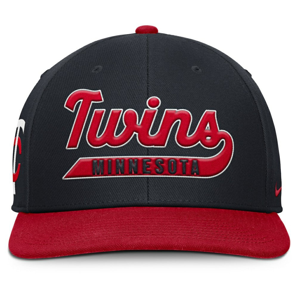 Minnesota Twins Nike Pro Performance Snapback Hat - Navy/Red - Nike Lifestyle