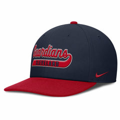 Cleveland Guardians Nike Pro Performance Snapback Hat - Navy/Red - Nike on Sale