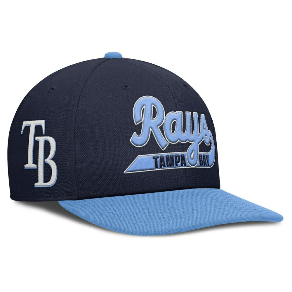 Tampa Bay Rays Nike Pro Performance Snapback Hat - Navy/Light Blue - Nike Lifestyle