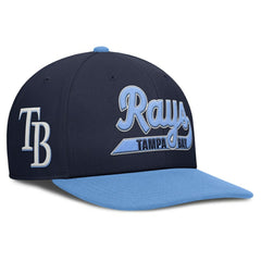 Tampa Bay Rays Nike Pro Performance Snapback Hat - Navy/Light Blue - Nike Lifestyle
