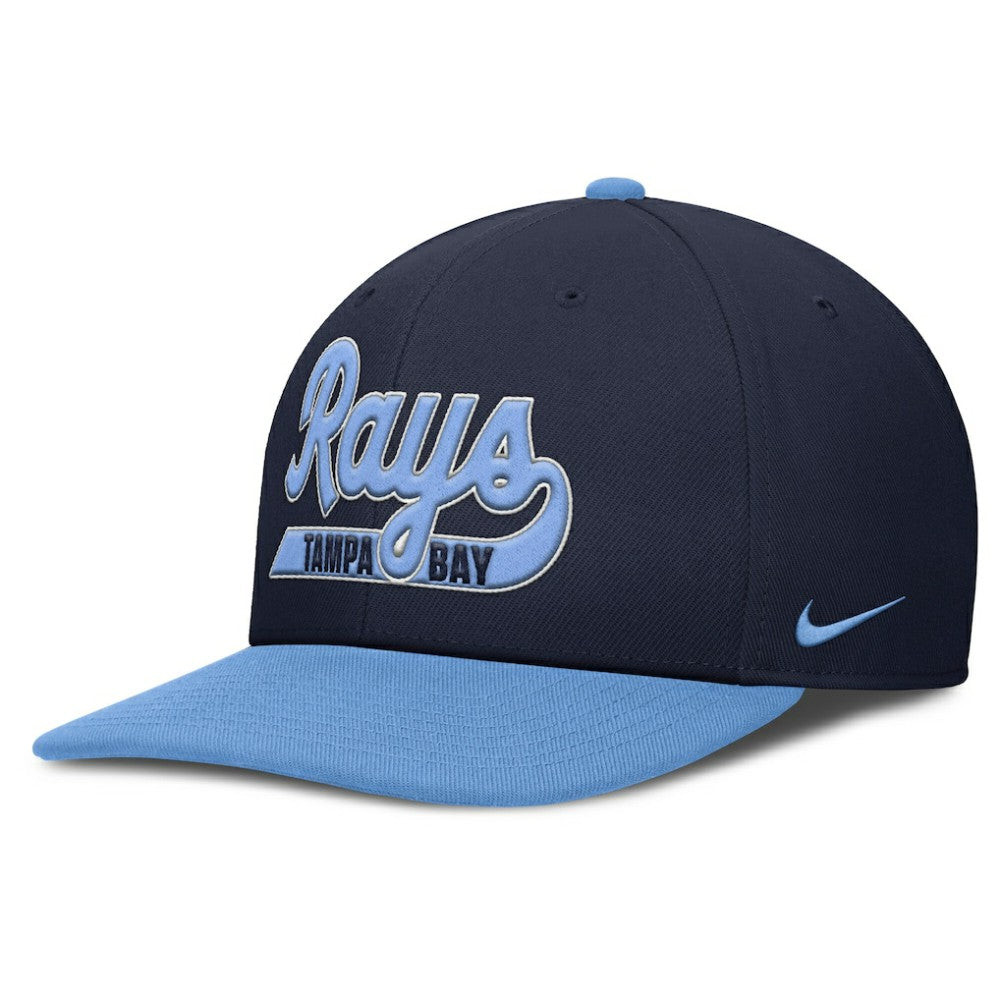 Tampa Bay Rays Nike Pro Performance Snapback Hat - Navy/Light Blue - Nike Lifestyle