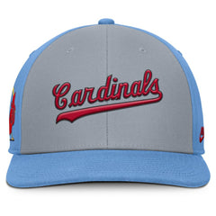 St. Louis Cardinals Nike Pro Performance Snapback Hat - Gray/Light Blue - Nike Sale