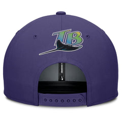 Tampa Bay Rays Nike Pro Performance Snapback Hat - Gray/Purple - Nike Discount