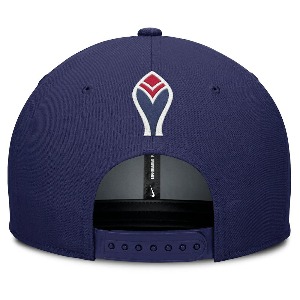 Atlanta Braves Nike Pro Performance Snapback Hat - Gray/Royal - Nike Online