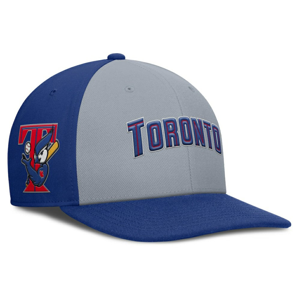 Toronto Blue Jays Nike Pro Performance Snapback Hat - Gray/Royal - Nike Lifestyle