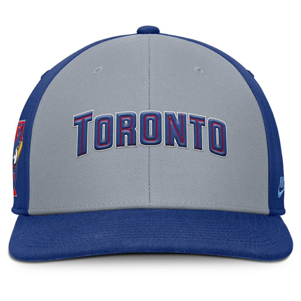 Toronto Blue Jays Nike Pro Performance Snapback Hat - Gray/Royal - Nike Lifestyle