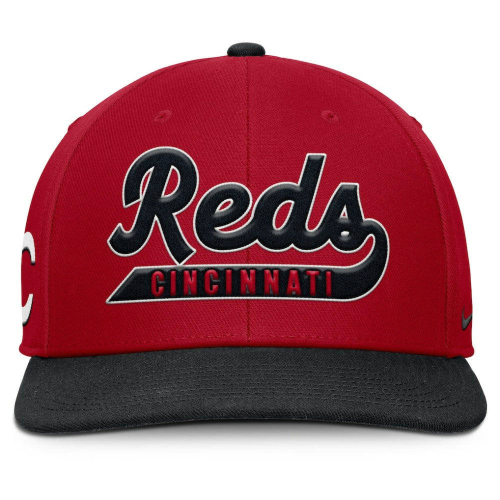 Cincinnati Reds Nike Pro Performance Snapback Hat - Red/Black - Nike Online