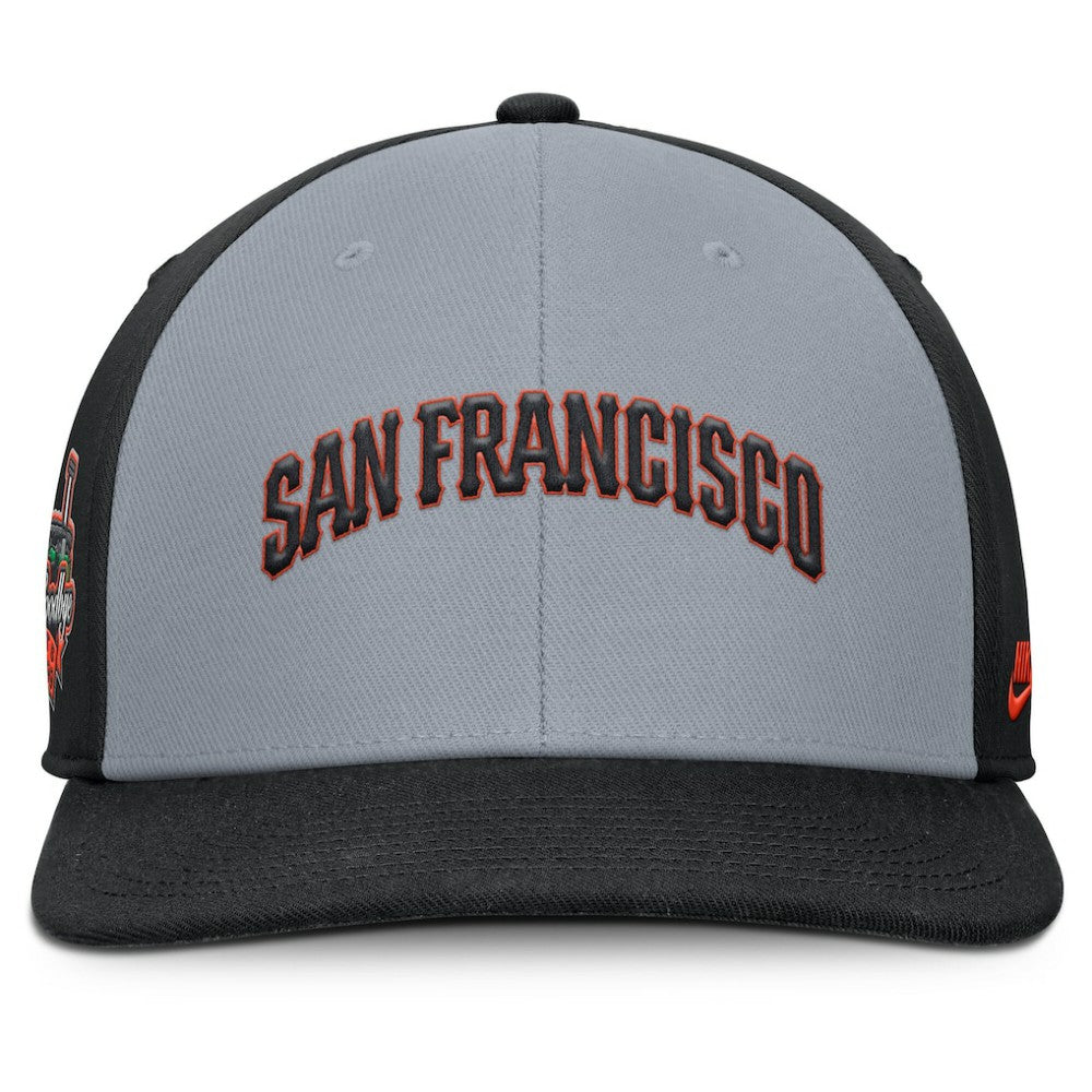 San Francisco Giants Nike Pro Performance Snapback Hat - Gray/Black - Nike Sale