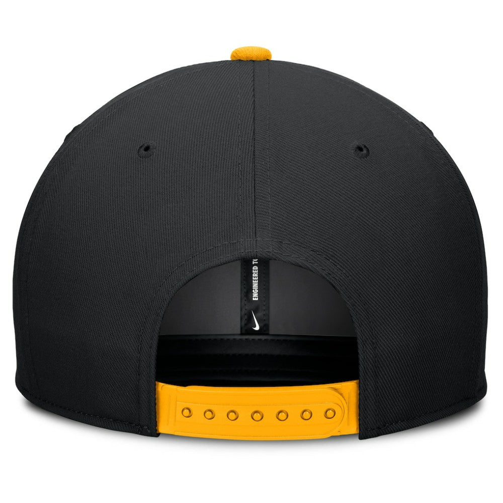 Pittsburgh Pirates Nike Pro Performance Snapback Hat - Black/Gold - Nike on Sale