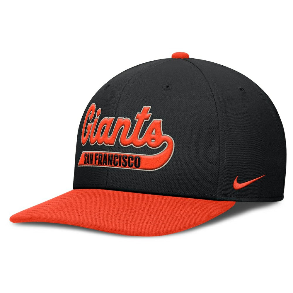 San Francisco Giants Nike Pro Performance Snapback Hat - Black/Orange - Nike Lifestyle