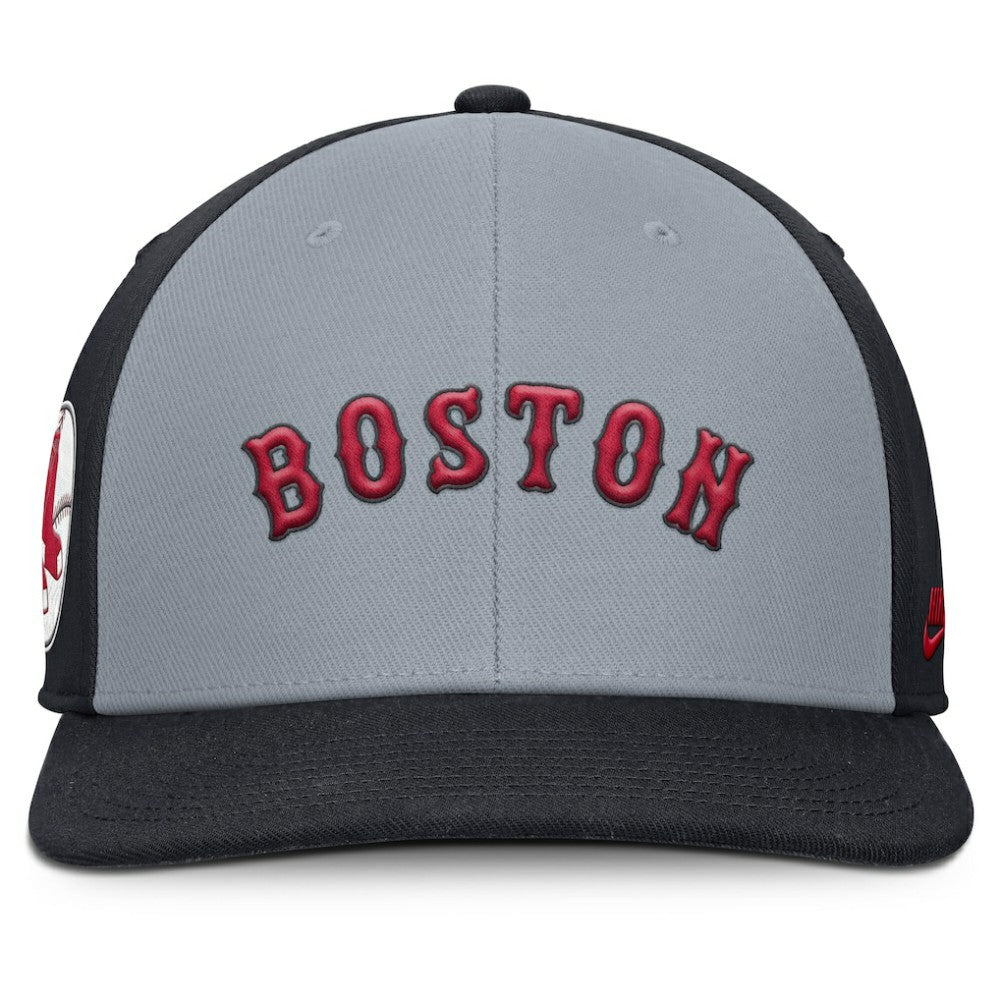Boston Red Sox Nike Pro Performance Snapback Hat - Gray/Navy - Nike Online