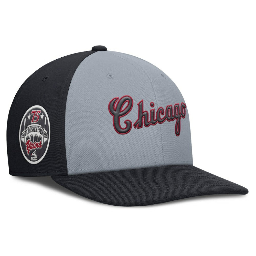 Chicago White Sox Nike Pro Performance Snapback Hat - Gray/Navy - Nike Discount