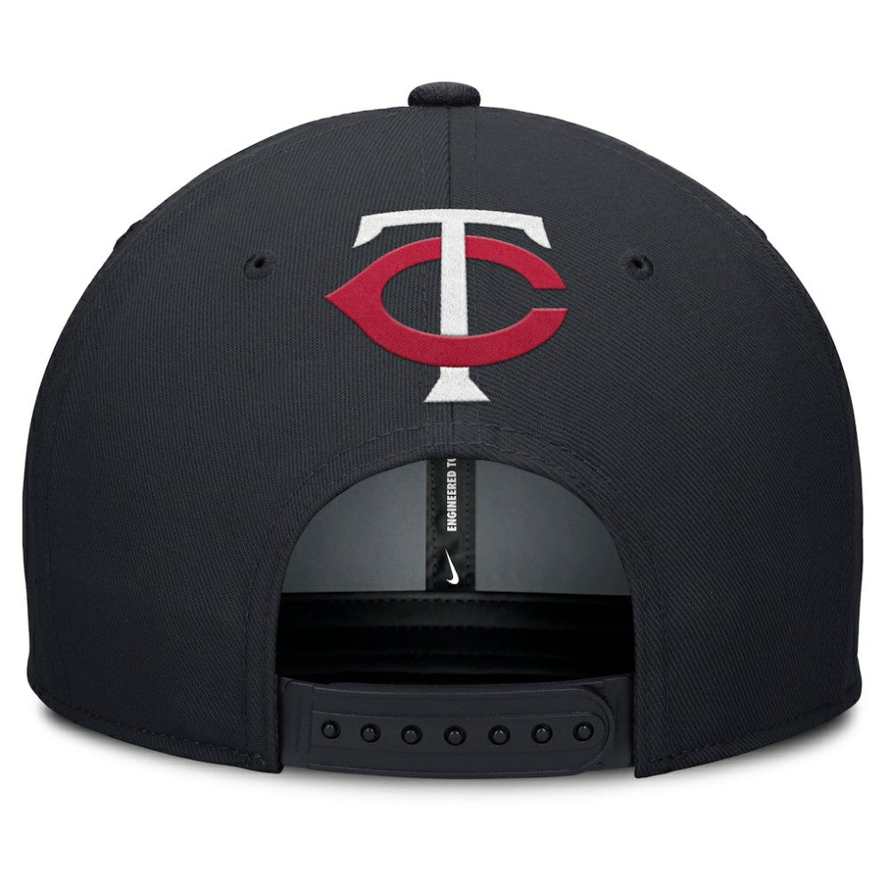 Minnesota Twins Nike Pro Performance Snapback Hat - Gray/Navy - Nike Discount