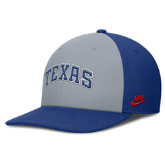 Texas Rangers Nike Pro Performance Snapback Hat - Gray/Royal - Nike Discount