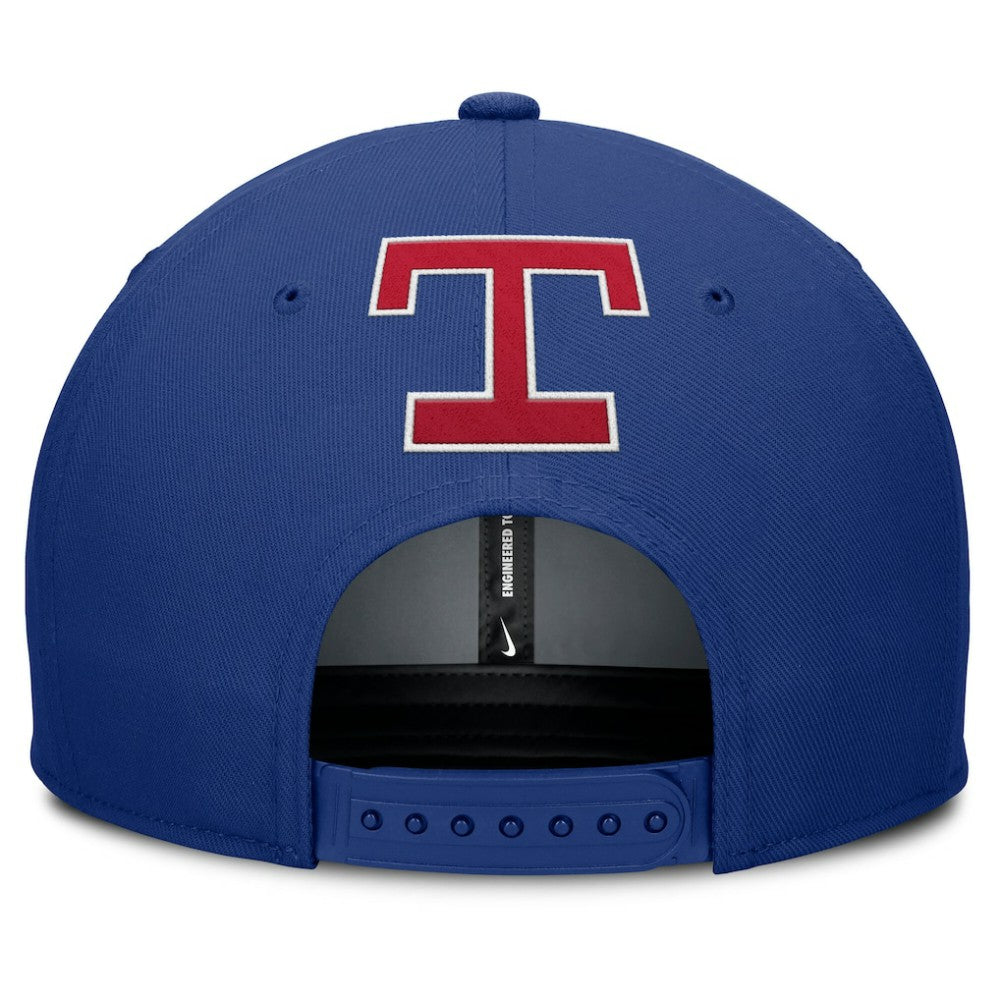 Texas Rangers Nike Pro Performance Snapback Hat - Gray/Royal - Nike Discount