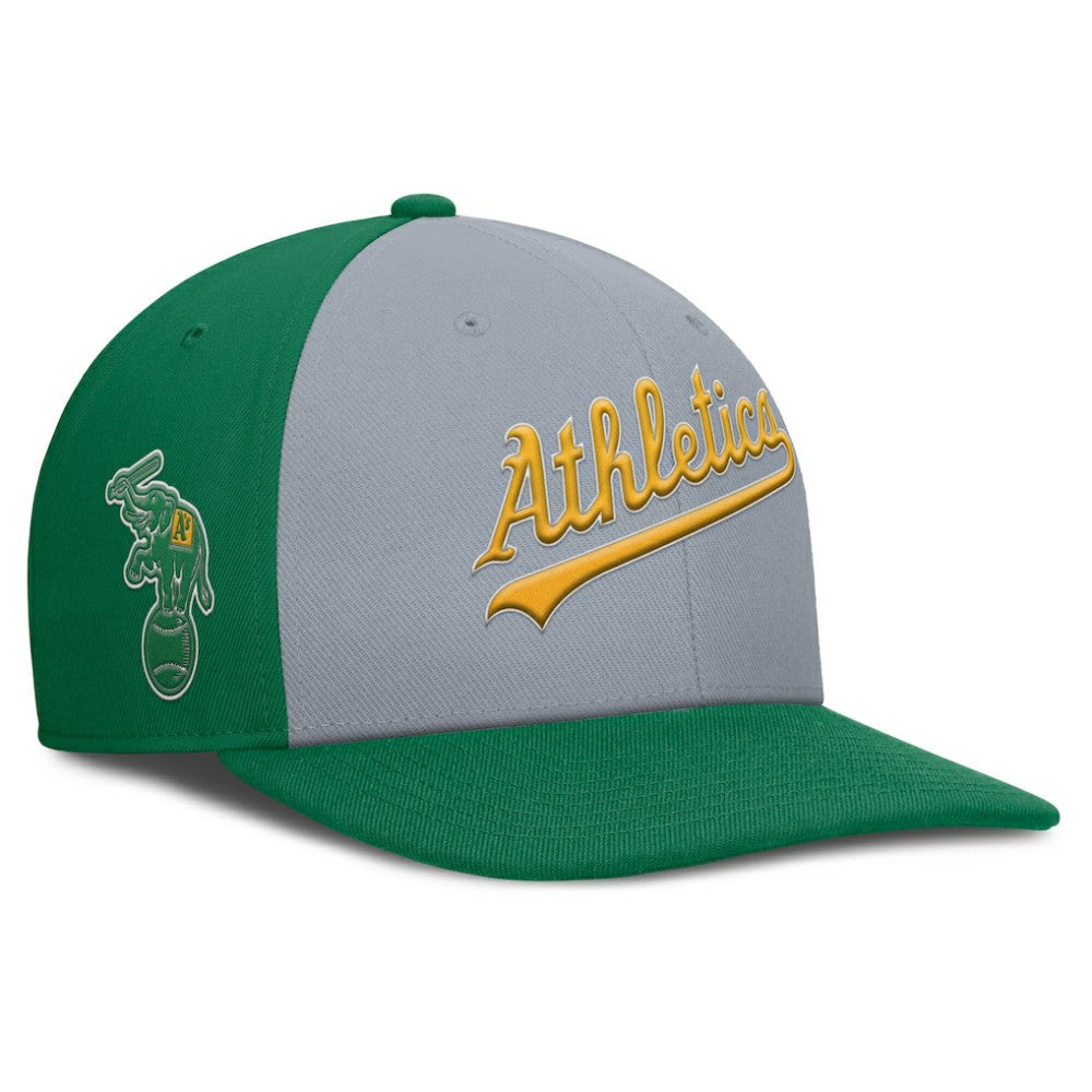 Athletics Nike Pro Performance Snapback Hat - Gray/Green - Nike on Sale